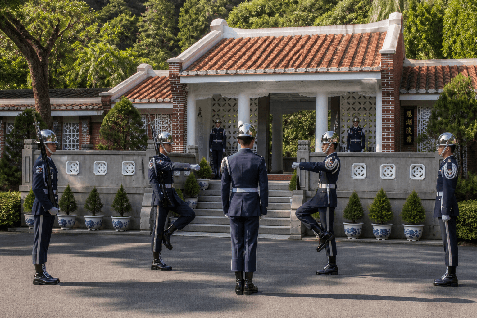 慈湖陵寢(衛兵交接)